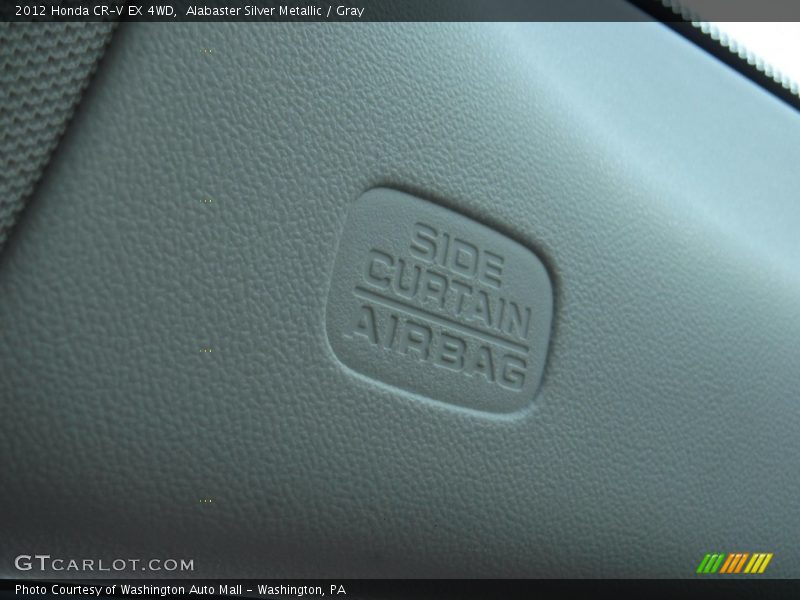Alabaster Silver Metallic / Gray 2012 Honda CR-V EX 4WD