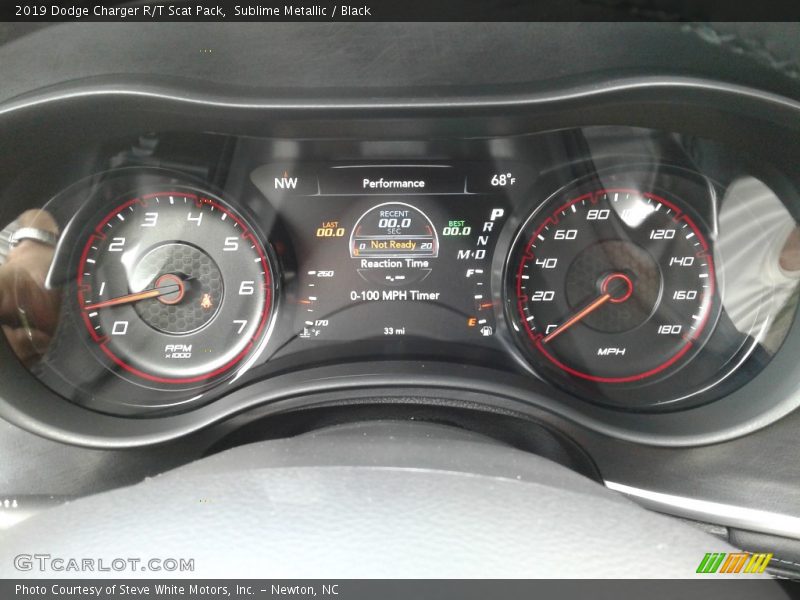 Sublime Metallic / Black 2019 Dodge Charger R/T Scat Pack