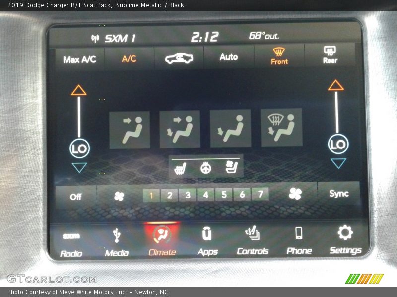 Sublime Metallic / Black 2019 Dodge Charger R/T Scat Pack
