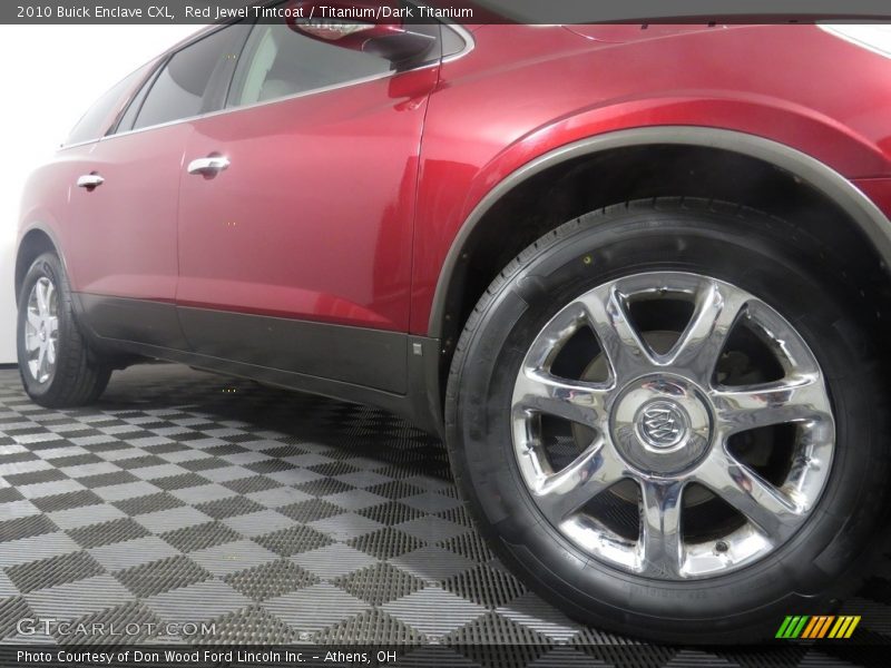 Red Jewel Tintcoat / Titanium/Dark Titanium 2010 Buick Enclave CXL
