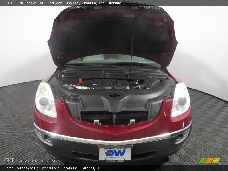 Red Jewel Tintcoat / Titanium/Dark Titanium 2010 Buick Enclave CXL