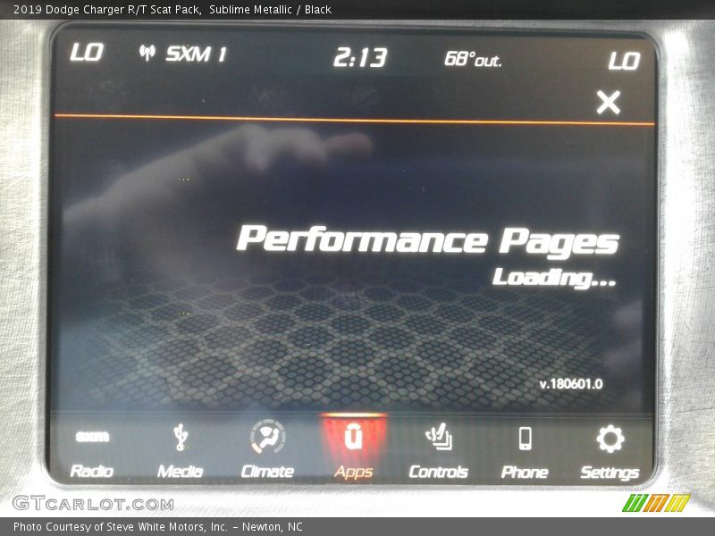 Sublime Metallic / Black 2019 Dodge Charger R/T Scat Pack