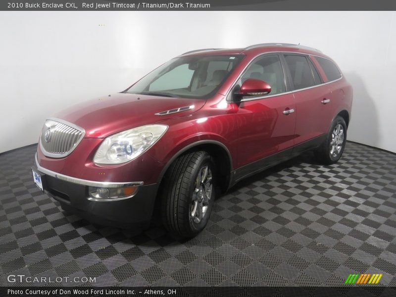 Red Jewel Tintcoat / Titanium/Dark Titanium 2010 Buick Enclave CXL