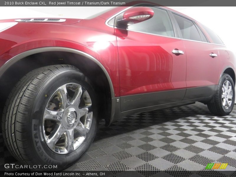 Red Jewel Tintcoat / Titanium/Dark Titanium 2010 Buick Enclave CXL