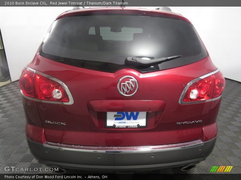 Red Jewel Tintcoat / Titanium/Dark Titanium 2010 Buick Enclave CXL