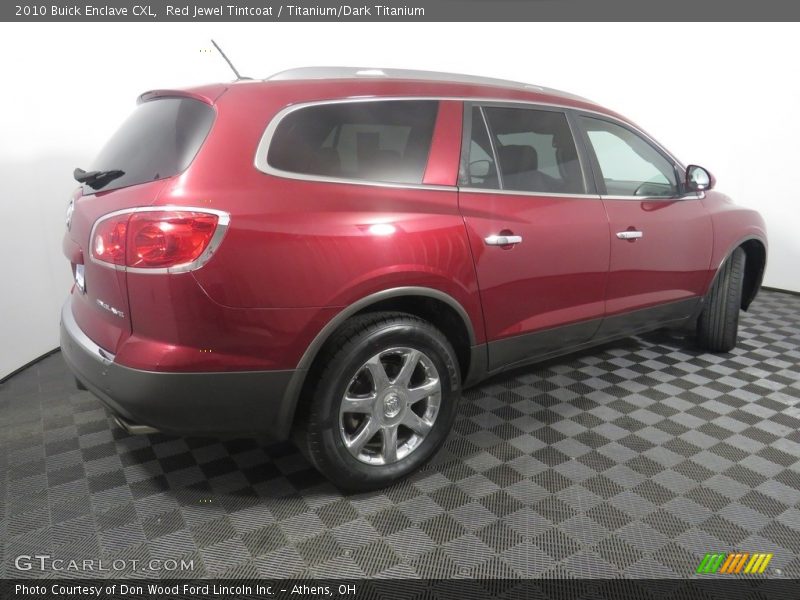 Red Jewel Tintcoat / Titanium/Dark Titanium 2010 Buick Enclave CXL