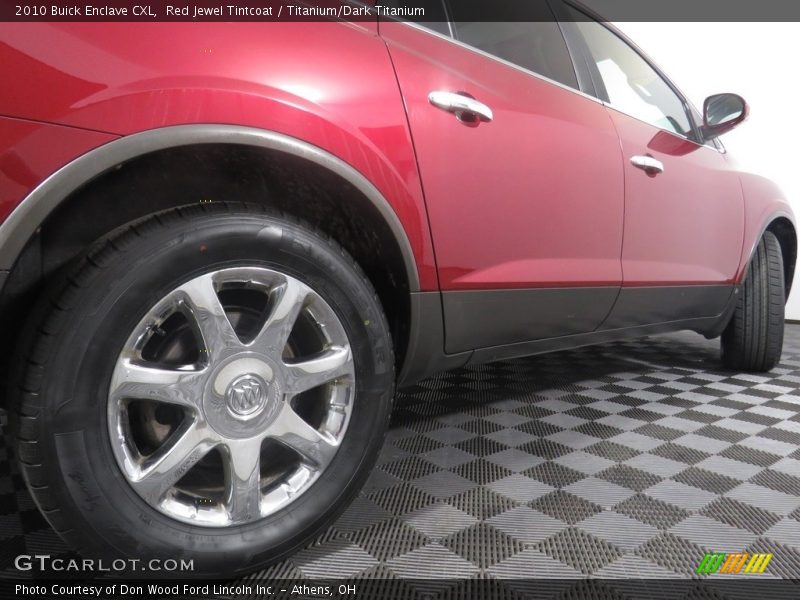 Red Jewel Tintcoat / Titanium/Dark Titanium 2010 Buick Enclave CXL