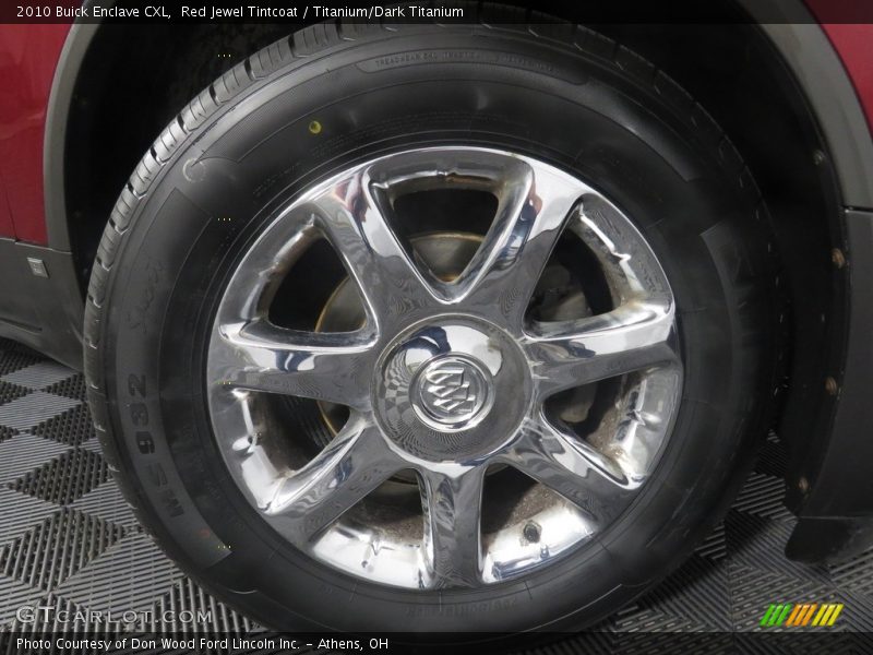 Red Jewel Tintcoat / Titanium/Dark Titanium 2010 Buick Enclave CXL
