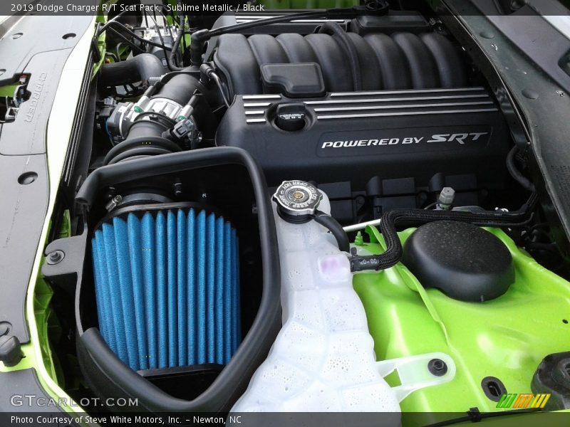 Sublime Metallic / Black 2019 Dodge Charger R/T Scat Pack
