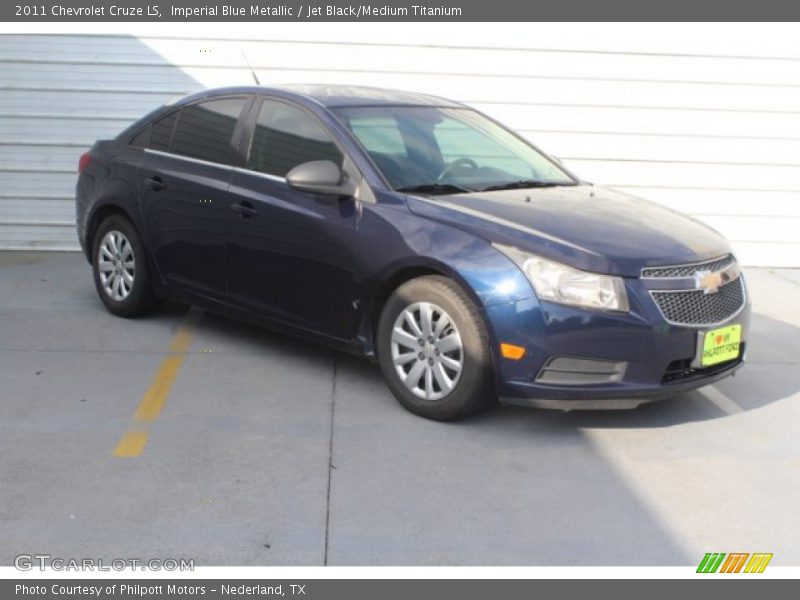 Imperial Blue Metallic / Jet Black/Medium Titanium 2011 Chevrolet Cruze LS