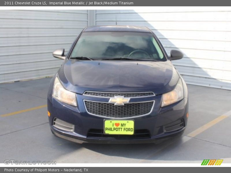 Imperial Blue Metallic / Jet Black/Medium Titanium 2011 Chevrolet Cruze LS