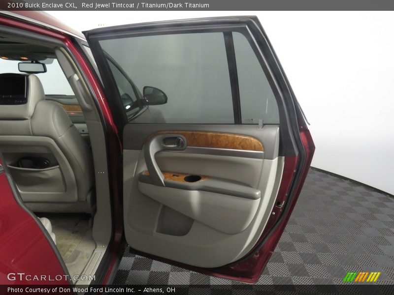 Red Jewel Tintcoat / Titanium/Dark Titanium 2010 Buick Enclave CXL