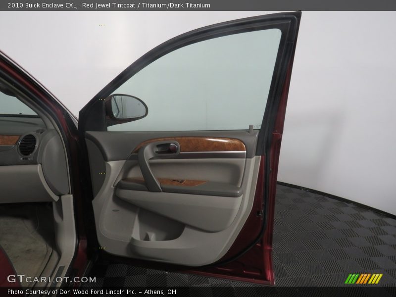 Red Jewel Tintcoat / Titanium/Dark Titanium 2010 Buick Enclave CXL
