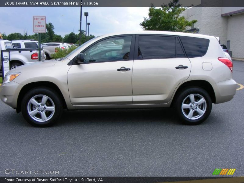 Savannah Metallic / Taupe 2008 Toyota RAV4 4WD