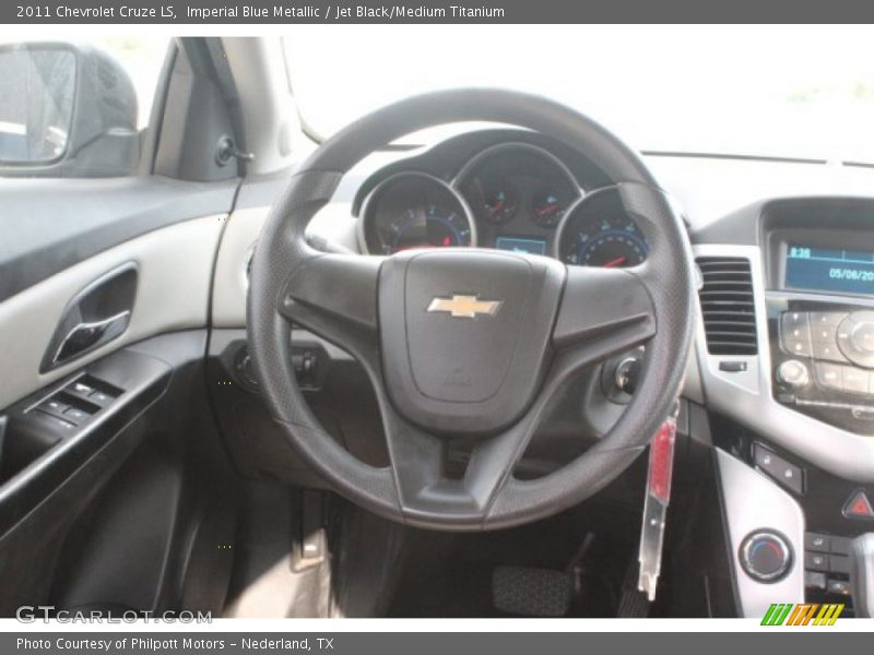 Imperial Blue Metallic / Jet Black/Medium Titanium 2011 Chevrolet Cruze LS