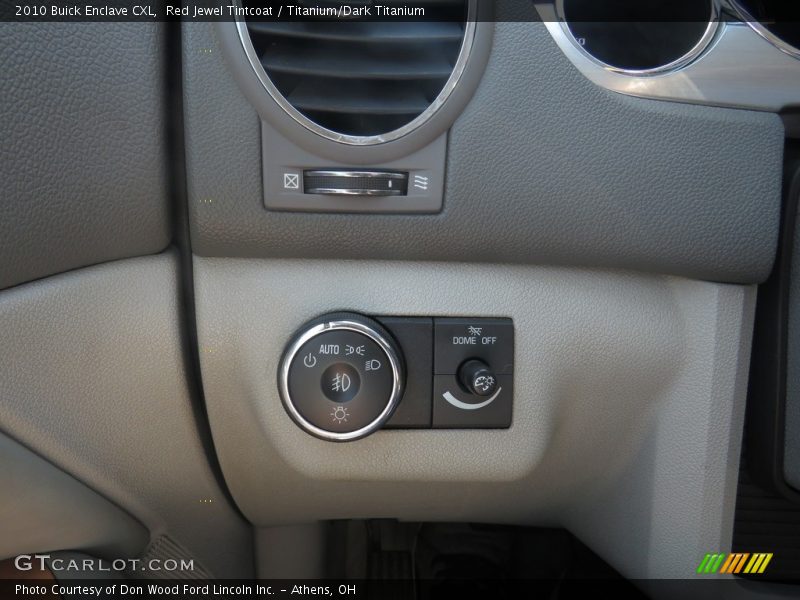 Red Jewel Tintcoat / Titanium/Dark Titanium 2010 Buick Enclave CXL