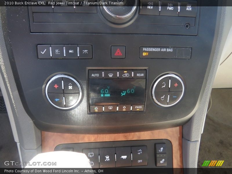 Red Jewel Tintcoat / Titanium/Dark Titanium 2010 Buick Enclave CXL