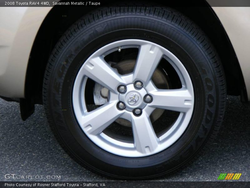 Savannah Metallic / Taupe 2008 Toyota RAV4 4WD
