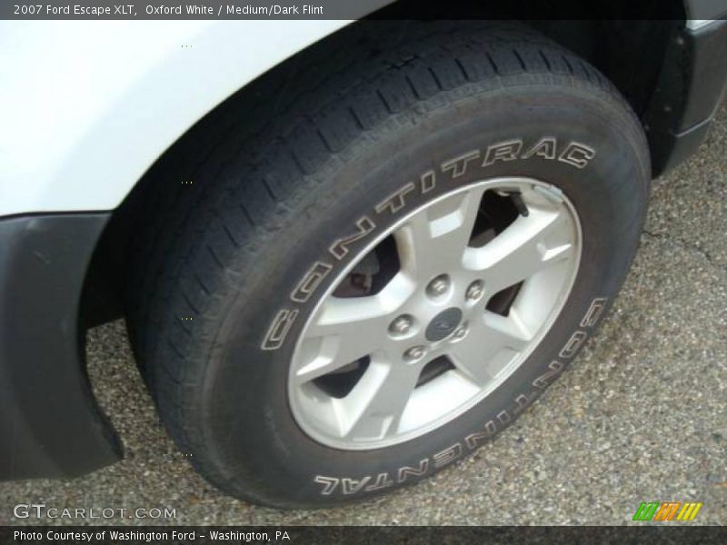 Oxford White / Medium/Dark Flint 2007 Ford Escape XLT