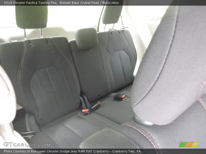 Brilliant Black Crystal Pearl / Black/Alloy 2019 Chrysler Pacifica Touring Plus