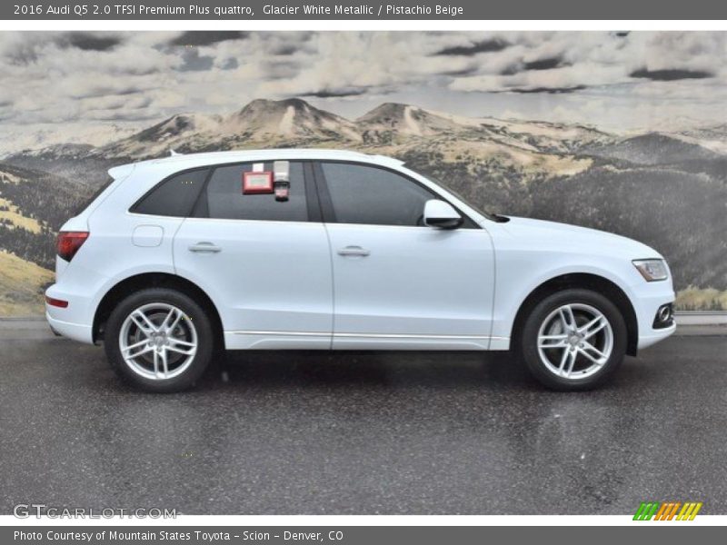 Glacier White Metallic / Pistachio Beige 2016 Audi Q5 2.0 TFSI Premium Plus quattro