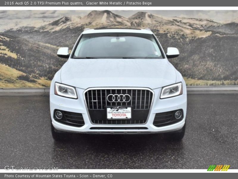 Glacier White Metallic / Pistachio Beige 2016 Audi Q5 2.0 TFSI Premium Plus quattro