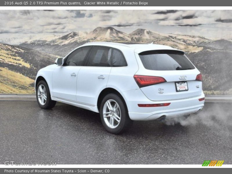 Glacier White Metallic / Pistachio Beige 2016 Audi Q5 2.0 TFSI Premium Plus quattro
