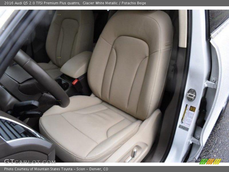 Glacier White Metallic / Pistachio Beige 2016 Audi Q5 2.0 TFSI Premium Plus quattro