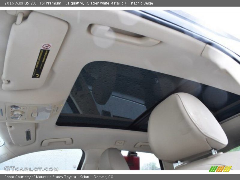 Glacier White Metallic / Pistachio Beige 2016 Audi Q5 2.0 TFSI Premium Plus quattro