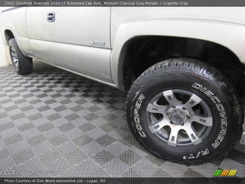 Medium Charcoal Gray Metallic / Graphite Gray 2002 Chevrolet Silverado 1500 LT Extended Cab 4x4