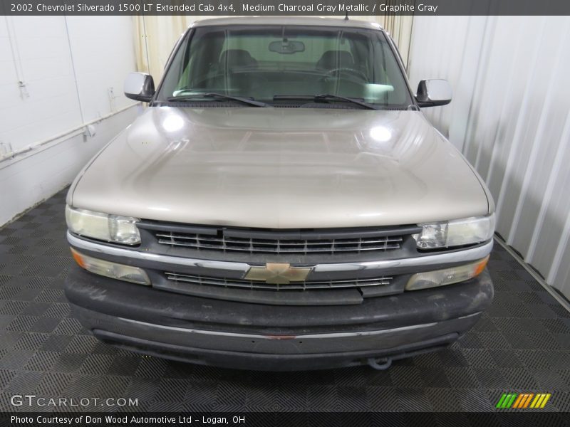 Medium Charcoal Gray Metallic / Graphite Gray 2002 Chevrolet Silverado 1500 LT Extended Cab 4x4