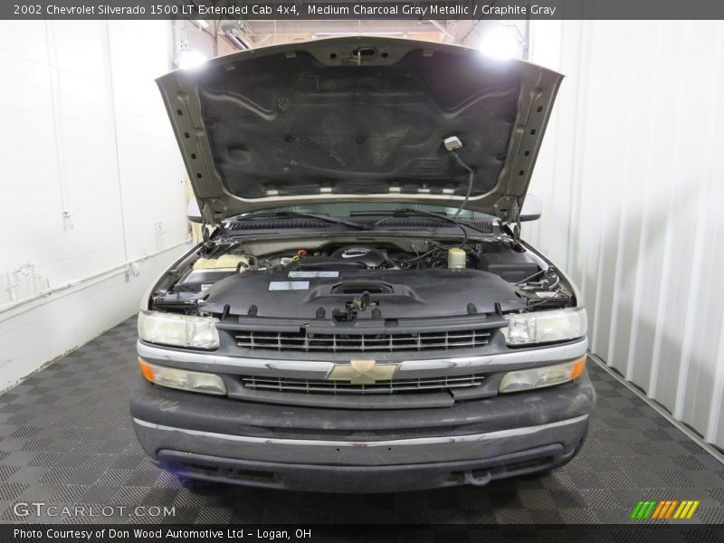 Medium Charcoal Gray Metallic / Graphite Gray 2002 Chevrolet Silverado 1500 LT Extended Cab 4x4