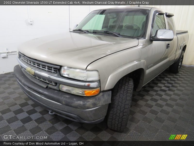 Medium Charcoal Gray Metallic / Graphite Gray 2002 Chevrolet Silverado 1500 LT Extended Cab 4x4