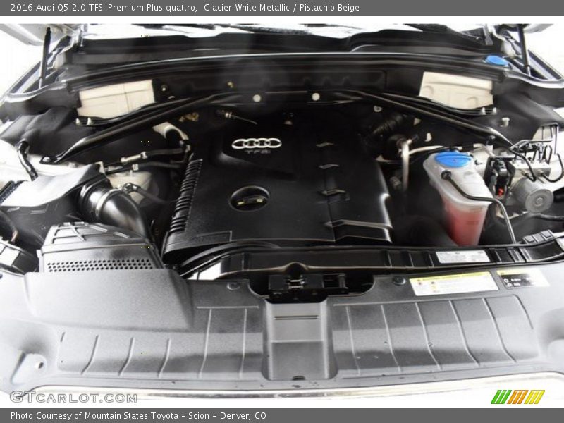 Glacier White Metallic / Pistachio Beige 2016 Audi Q5 2.0 TFSI Premium Plus quattro