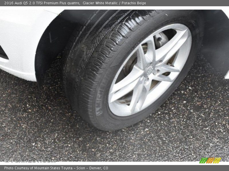 Glacier White Metallic / Pistachio Beige 2016 Audi Q5 2.0 TFSI Premium Plus quattro