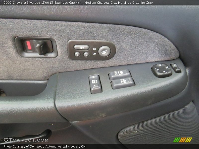 Medium Charcoal Gray Metallic / Graphite Gray 2002 Chevrolet Silverado 1500 LT Extended Cab 4x4