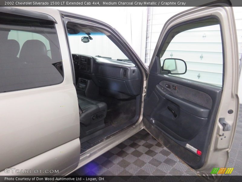 Medium Charcoal Gray Metallic / Graphite Gray 2002 Chevrolet Silverado 1500 LT Extended Cab 4x4