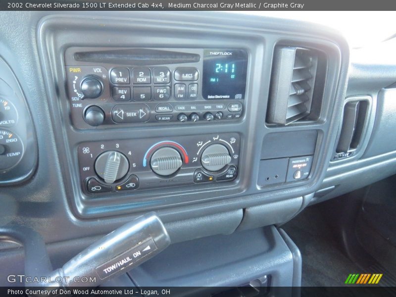 Medium Charcoal Gray Metallic / Graphite Gray 2002 Chevrolet Silverado 1500 LT Extended Cab 4x4