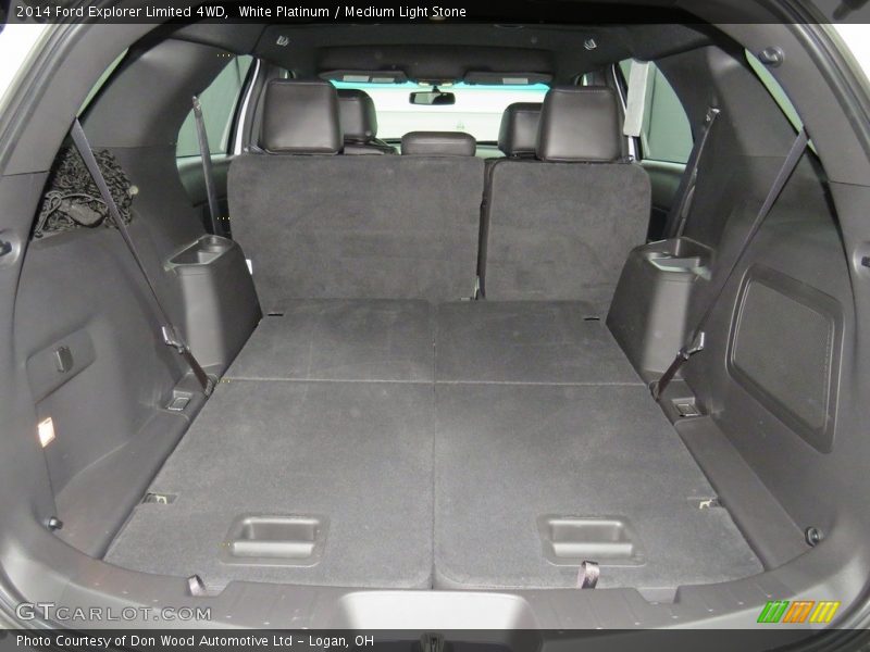 White Platinum / Medium Light Stone 2014 Ford Explorer Limited 4WD