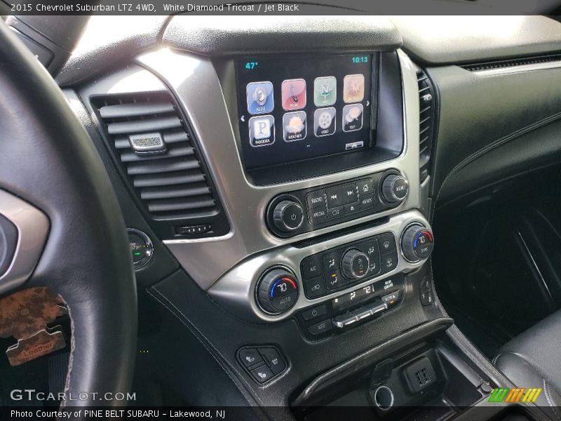 White Diamond Tricoat / Jet Black 2015 Chevrolet Suburban LTZ 4WD