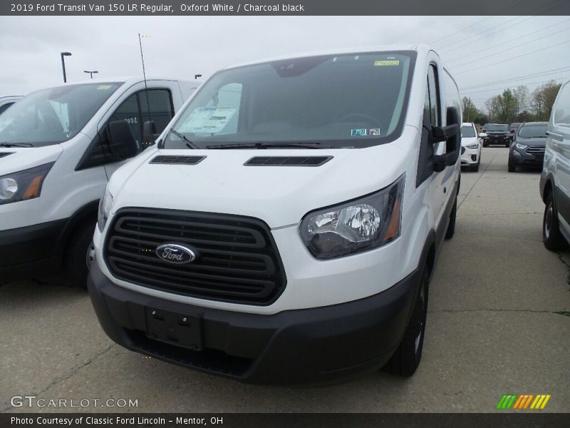 Oxford White / Charcoal black 2019 Ford Transit Van 150 LR Regular