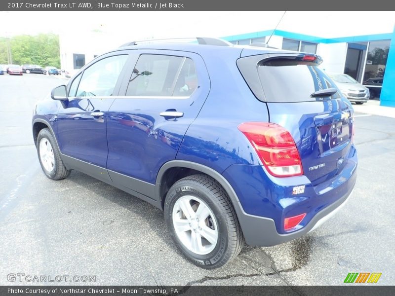Blue Topaz Metallic / Jet Black 2017 Chevrolet Trax LT AWD