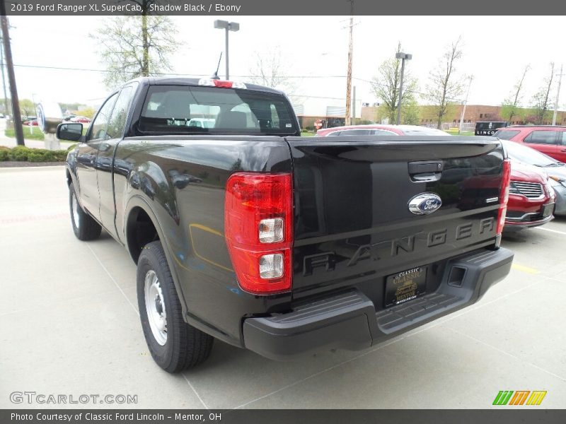 Shadow Black / Ebony 2019 Ford Ranger XL SuperCab