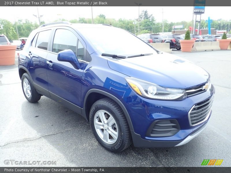 Blue Topaz Metallic / Jet Black 2017 Chevrolet Trax LT AWD