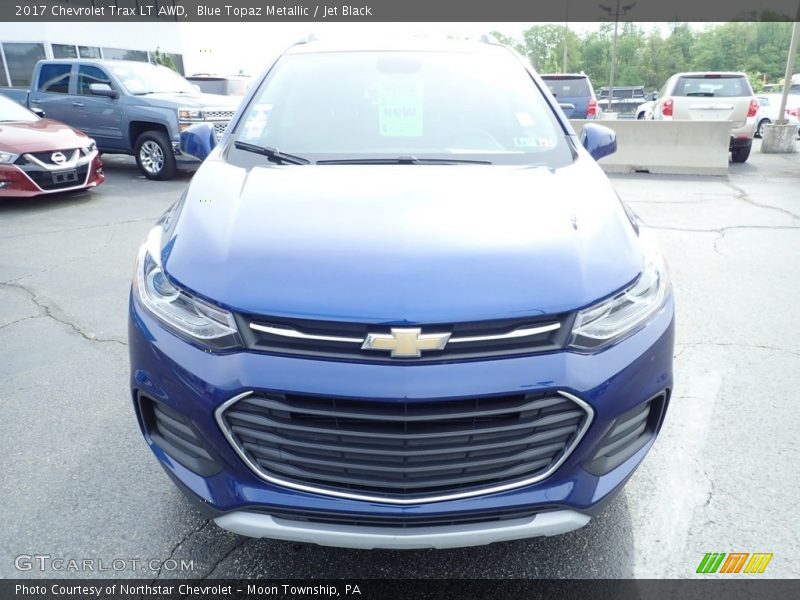 Blue Topaz Metallic / Jet Black 2017 Chevrolet Trax LT AWD