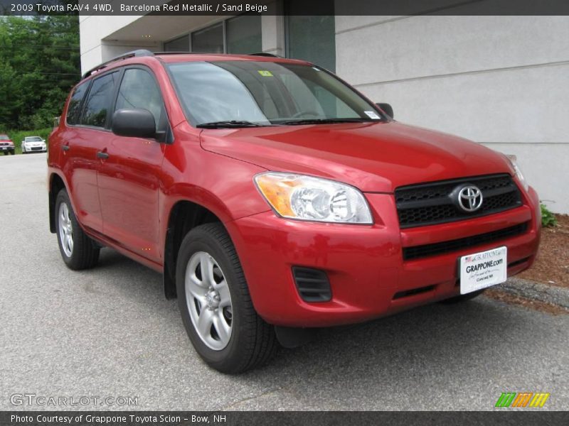 Barcelona Red Metallic / Sand Beige 2009 Toyota RAV4 4WD