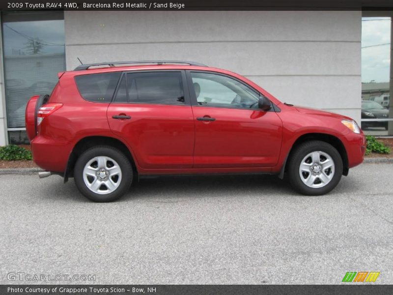 Barcelona Red Metallic / Sand Beige 2009 Toyota RAV4 4WD