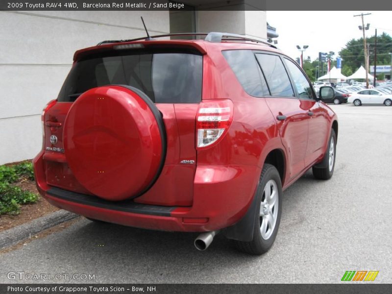 Barcelona Red Metallic / Sand Beige 2009 Toyota RAV4 4WD