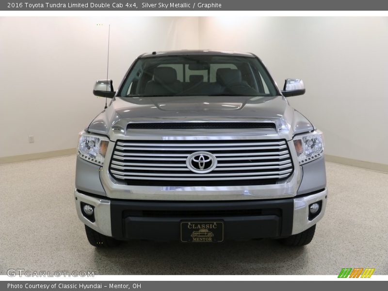 Silver Sky Metallic / Graphite 2016 Toyota Tundra Limited Double Cab 4x4