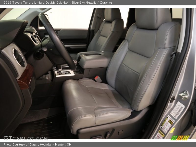 Silver Sky Metallic / Graphite 2016 Toyota Tundra Limited Double Cab 4x4